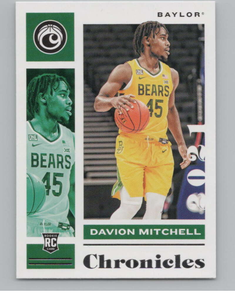 2021-22 Panini Chronicles Draft Picks #10 Davion Mitchell  Baylor Bears  V102968 Image 1
