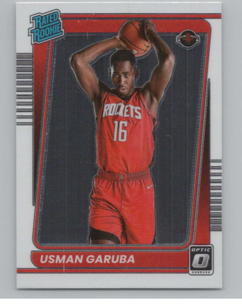 2021-22 Donruss Optic #188 Usman Garuba Rated Rookies  RC Rookie  V102971 Image 1