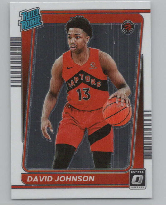 2021-22 Donruss Optic #193 David Johnson Rated Rookies  RC Rookie  V102972 Image 1