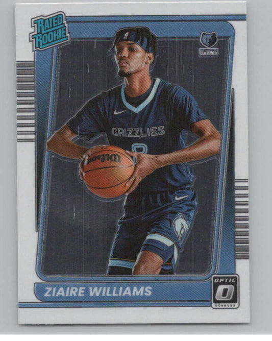 2021-22 Donruss Optic #198 Ziaire Williams Rated Rookies  RC Rookie  V102973 Image 1