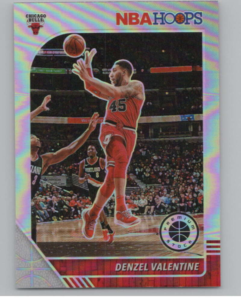 2019-20  Hoops Premium Stock  Silver Prizm #30 Denzel Valentine  V102981 Image 1