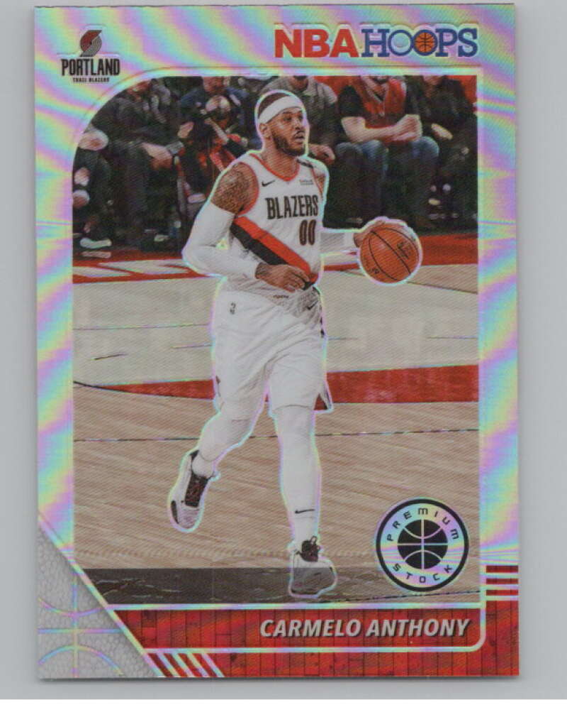 2019-20  Hoops Premium Stock  Silver Prizm #105 Carmelo Anthony  V102983 Image 1