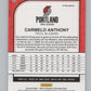 2019-20  Hoops Premium Stock  Silver Prizm #105 Carmelo Anthony  V102983 Image 2