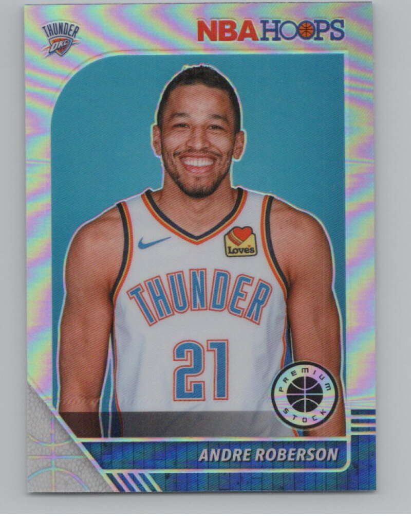 2019-20  Hoops Premium Stock  Silver Prizm #134 Andre Roberson  V102985 Image 1