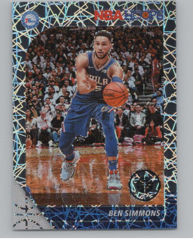 2019-20  Hoops Premium Stock  Silver Laser Prizm #144 Ben Simmons  V103000 Image 1