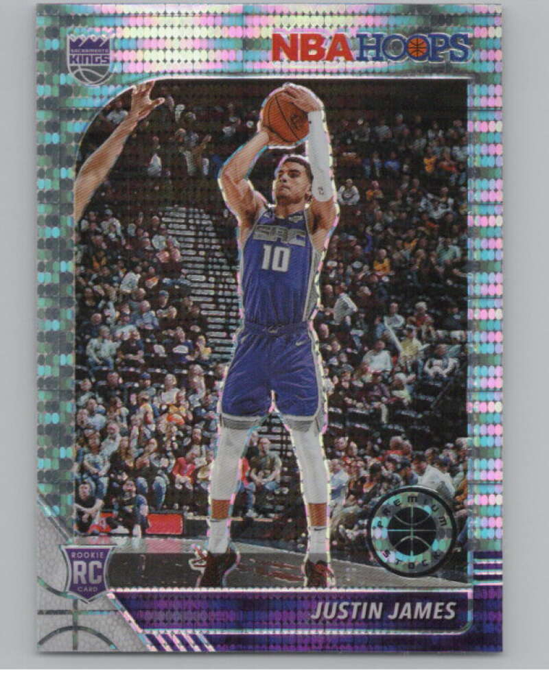 2019-20  Hoops Premium Stock Prizms Pulsar #244 Justin James RC  V103009 Image 1