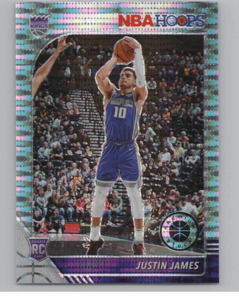 2019-20  Hoops Premium Stock Prizms Pulsar #244 Justin James RC  V103010 Image 1