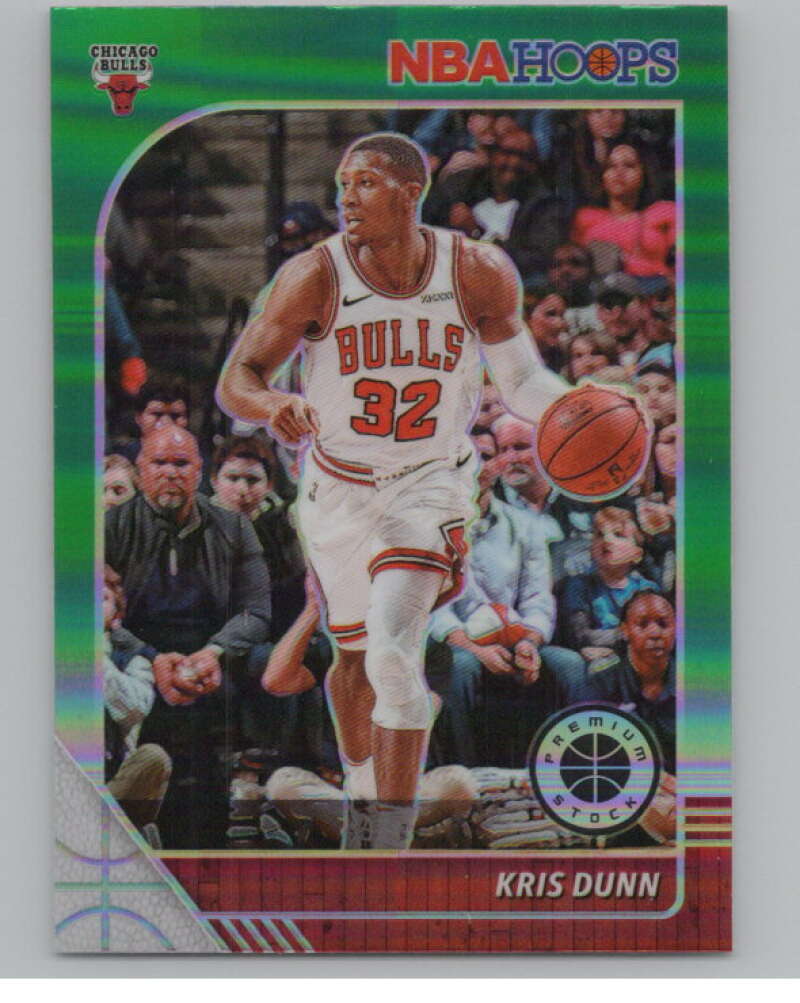 2019-20  Hoops Premium Stock  Green Prizm #26 Kris Dunn  V103014 Image 1