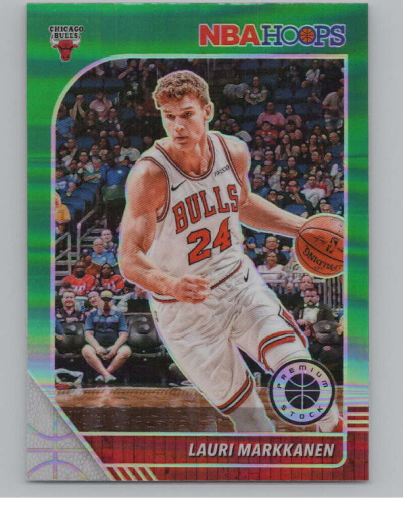2019-20  Hoops Premium Stock  Green Prizm #27 Lauri Markkanen  V103015 Image 1