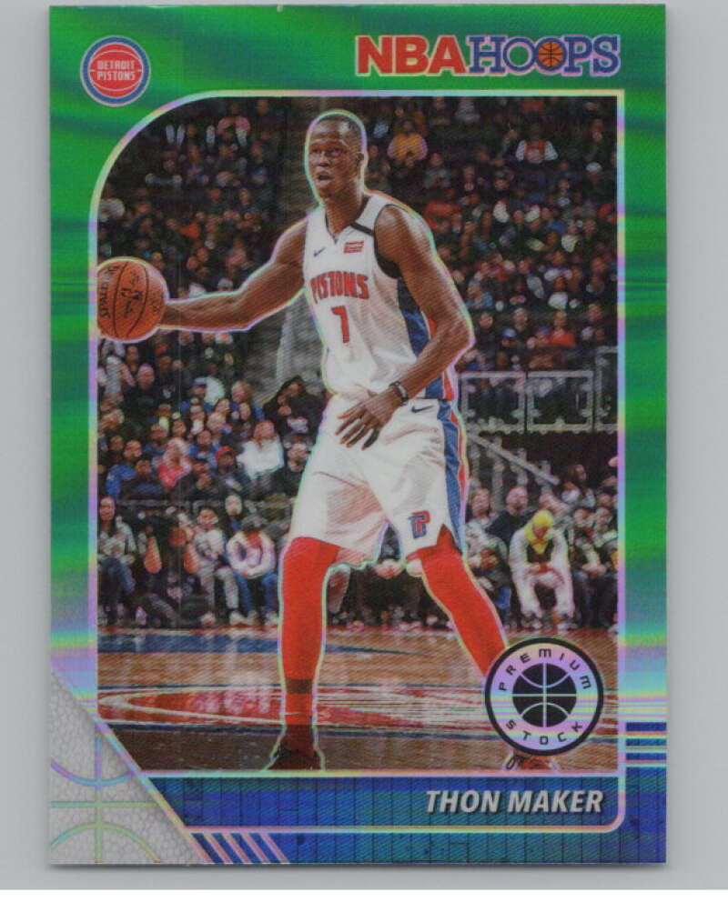 2019-20  Hoops Premium Stock  Green Prizm #58 Thon Maker  V103016 Image 1