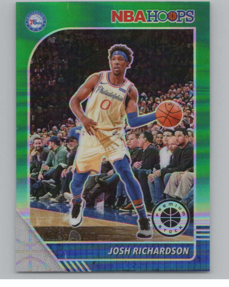 2019-20  Hoops Premium Stock  Green Prizm #98 Josh Richardson  V103019 Image 1