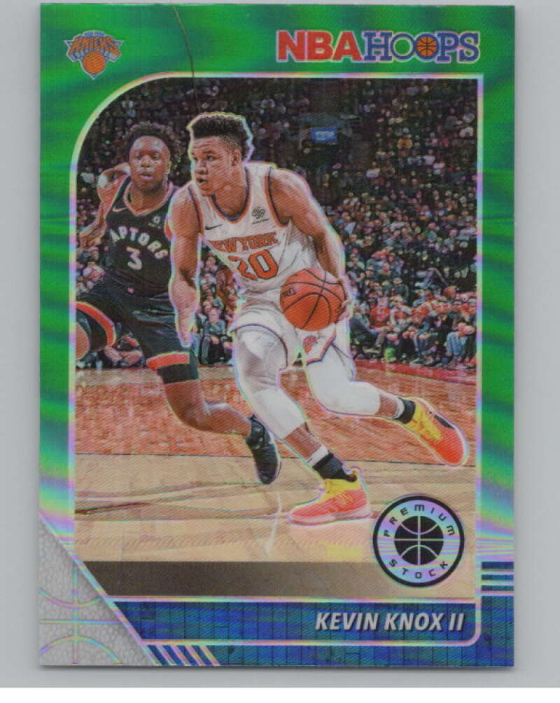 2019-20  Hoops Premium Stock  Green Prizm #123 Kevin Knox II  V103020 Image 1