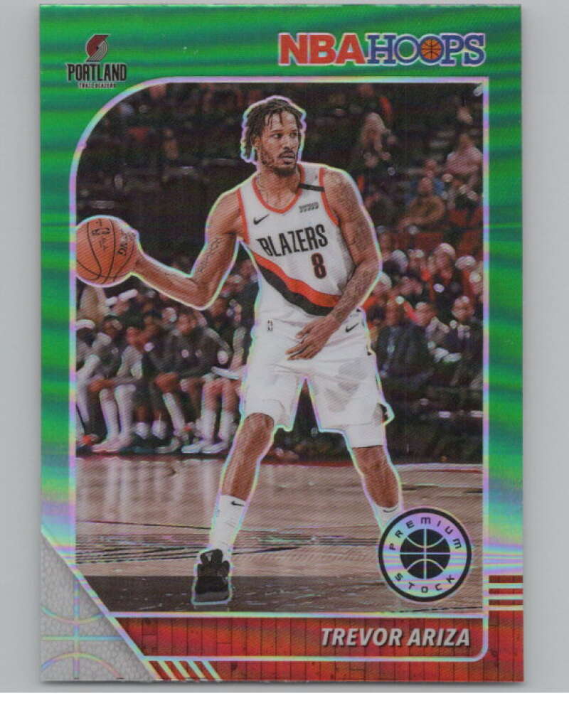 2019-20  Hoops Premium Stock  Green Prizm #197 Trevor Ariza   V103023 Image 1
