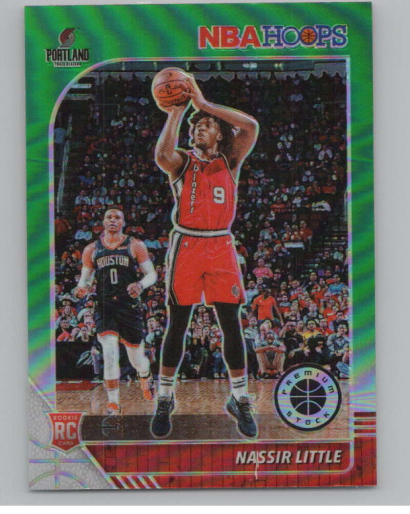 2019-20  Hoops Premium Stock  Green Prizm #220 Nassir Little   V103024 Image 1