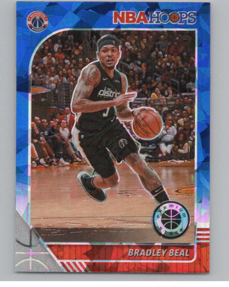 2019-20  Hoops Premium Stock  Blue Cracked Ice Prizm #192 Bradley Beal  V103034 Image 1