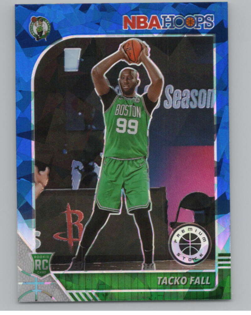 2019-20  Hoops Premium Stock  Blue Cracked Ice Prizm #240 Tacko Fall  V103036 Image 1