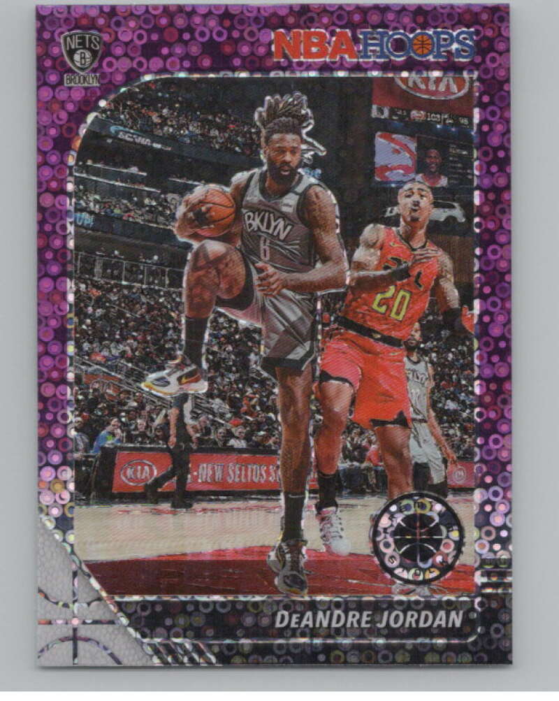 2019-20  Hoops Premium Stock  Purple Disco Prizm #122 DeAndre Jordan  V103044 Image 1