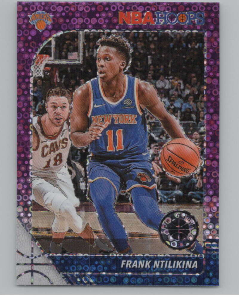 2019-20  Hoops Premium Stock  Purple Disco Prizm #125 Frank Ntilikina  V103045 Image 1