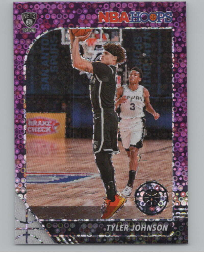 2019-20  Hoops Premium Stock  Purple Disco Prizm #155 Tyler Johnson  V103049 Image 1