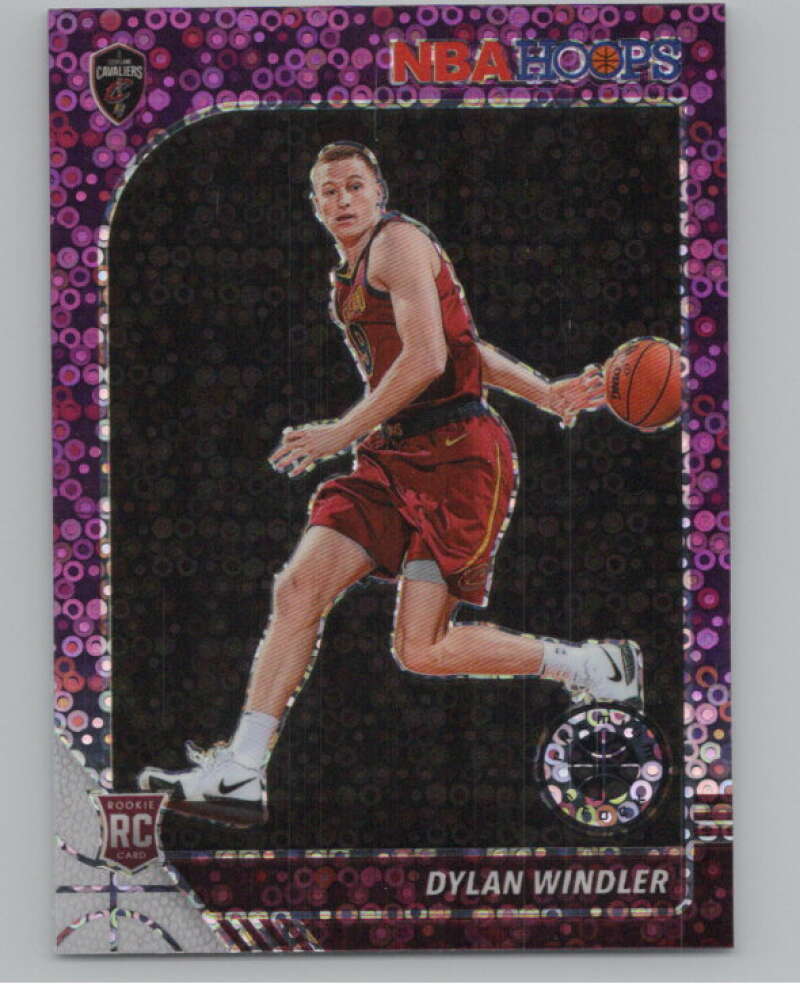 2019-20  Hoops Premium Stock  Purple Disco Prizm #221 Dylan Windler  V103055 Image 1