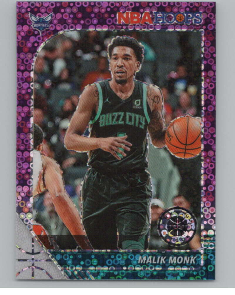 2019-20  Hoops Premium Stock  Purple Disco Prizm #264 Malik Monk  V103057 Image 1