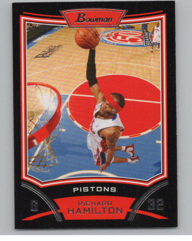 2008-09 Bowman #7 Richard Hamilton  Detroit Pistons  V103060 Image 1