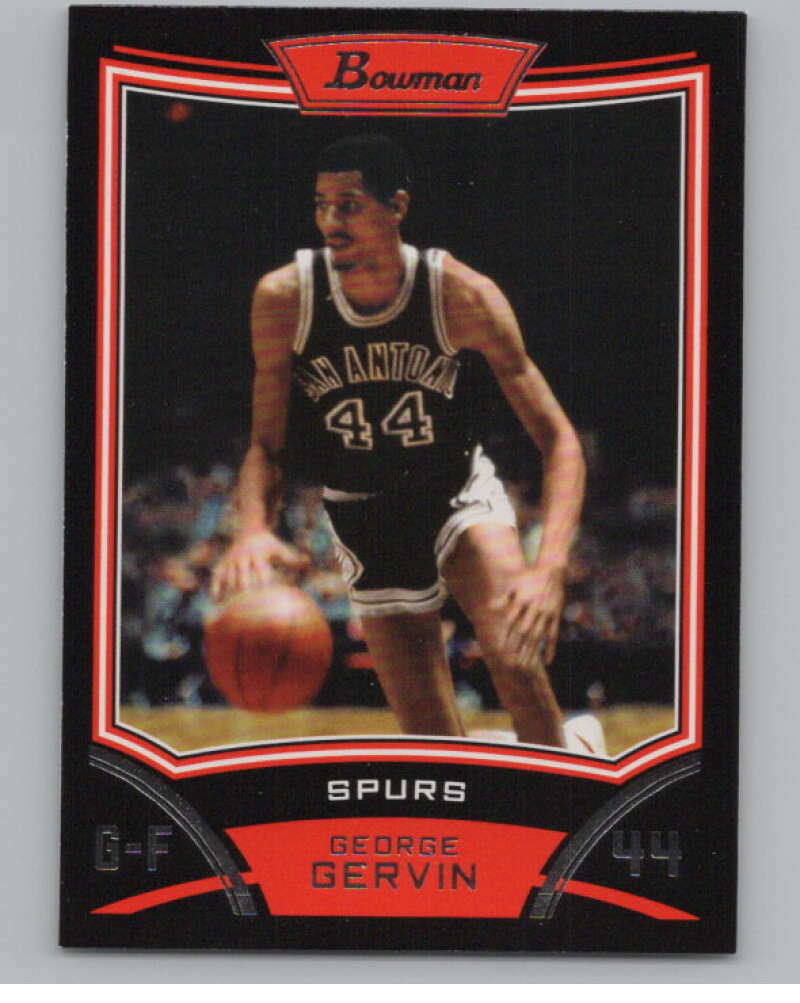 2008-09 Bowman #105 George Gervin  San Antonio Spurs  V103068 Image 1