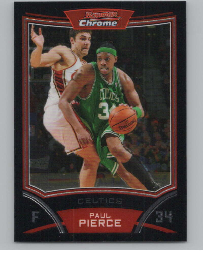 2008-09 Bowman Chrome #34 Paul Pierce  Boston Celtics  V103071 Image 1