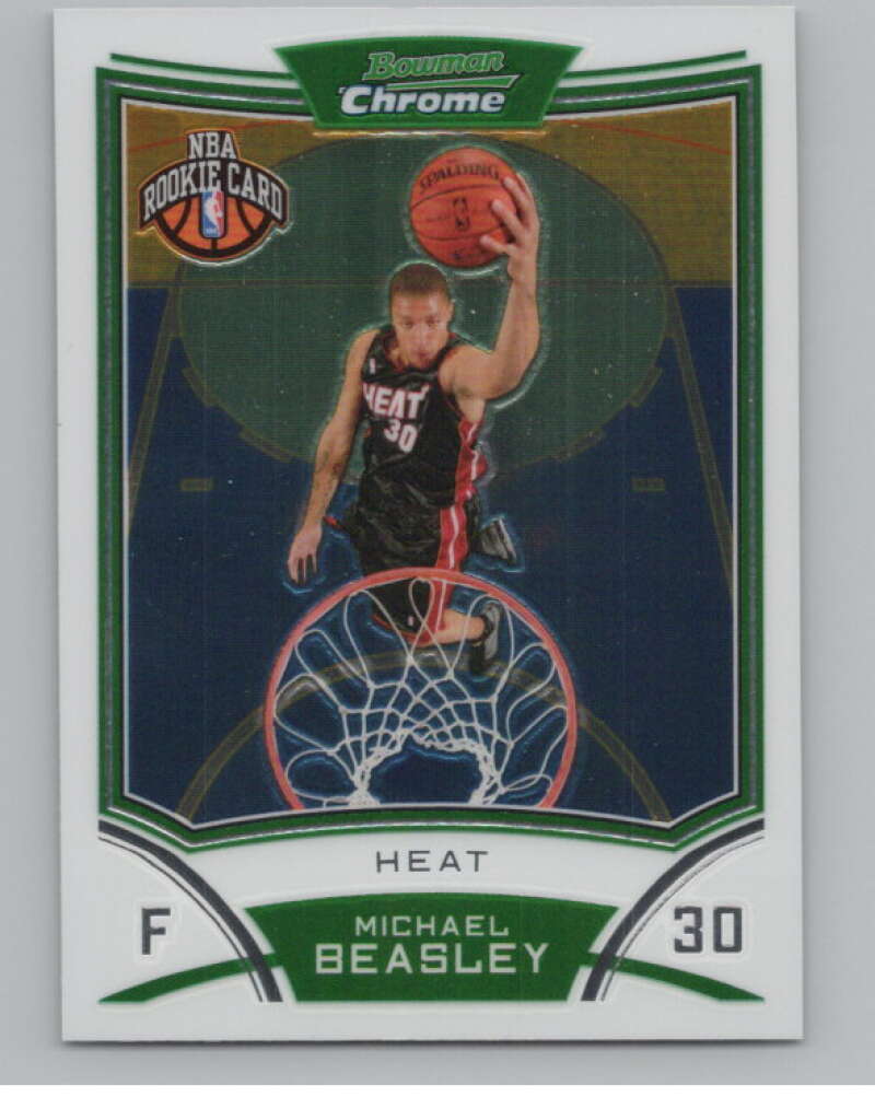 2008-09 Bowman Chrome #112 Michael Beasley  RC Rookie  V103076 Image 1