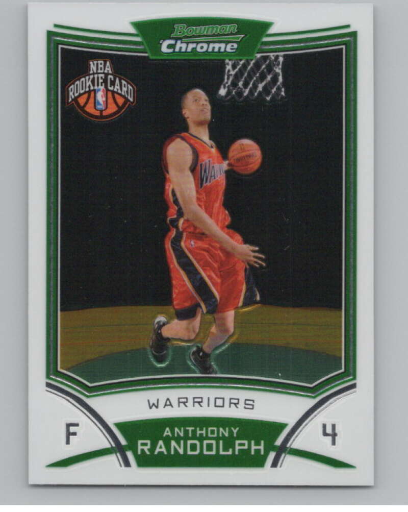 2008-09 Bowman Chrome #123 Anthony Randolph  RC Rookie  V103077 Image 1
