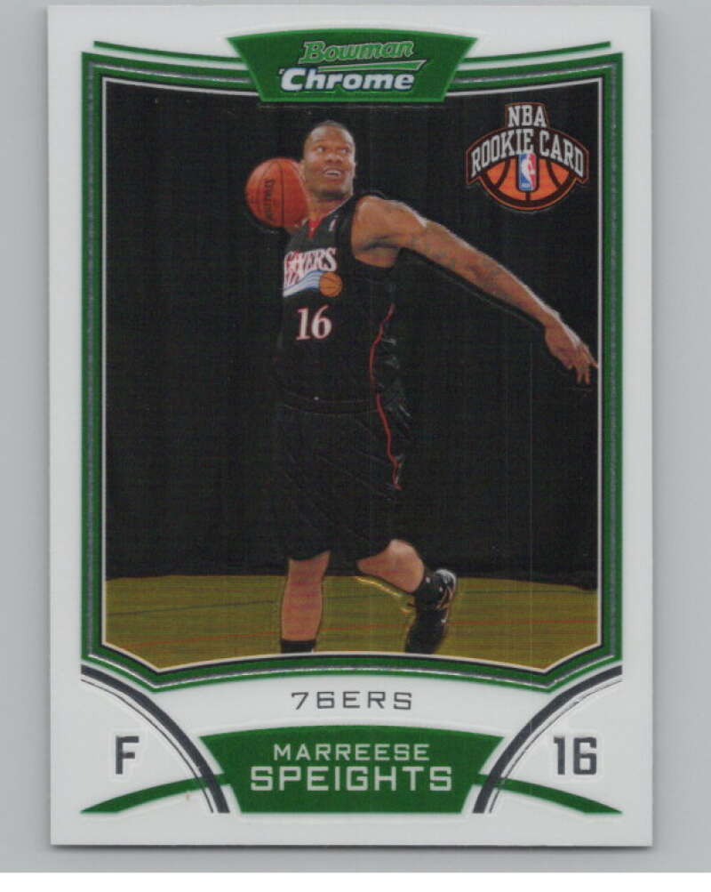 2008-09 Bowman Chrome #125 Marreese Speights  RC Rookie  V103078 Image 1