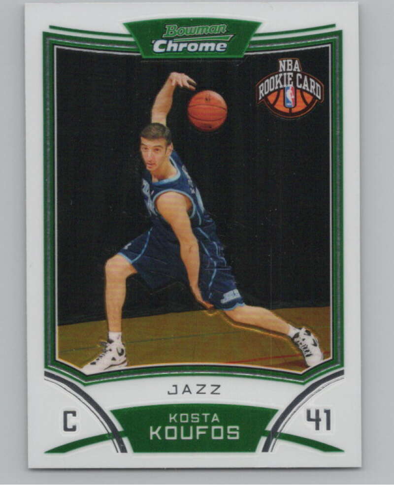 2008-09 Bowman Chrome #132 Kosta Koufos  RC Rookie  V103079 Image 1