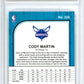 2019-20 Hoops Premium Silver #229 Cody Martin RC Rookie Graded HCWG 9 Image 2