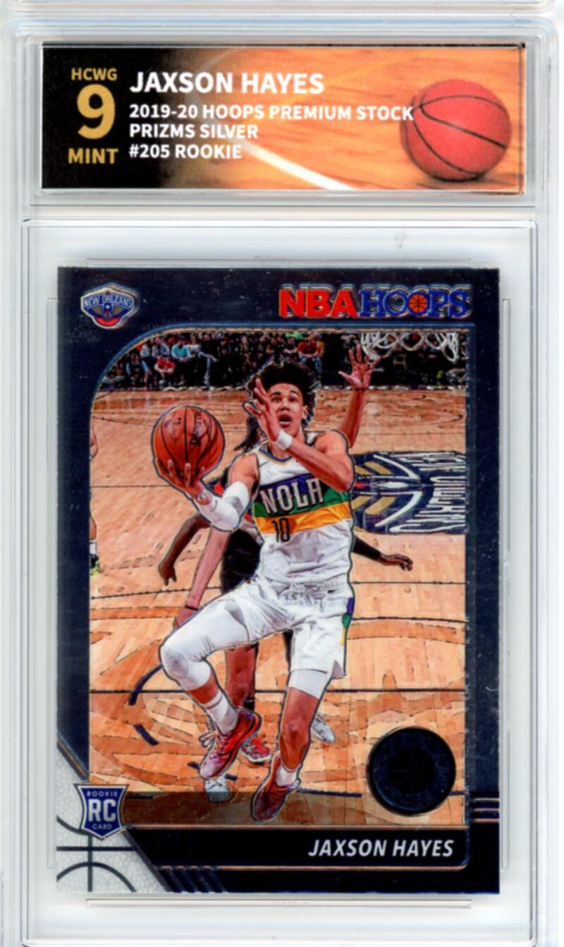 2019-20 Hoops Premium Silver #205 Jaxson Hayes RC Rookie Graded HCWG 9 Image 1