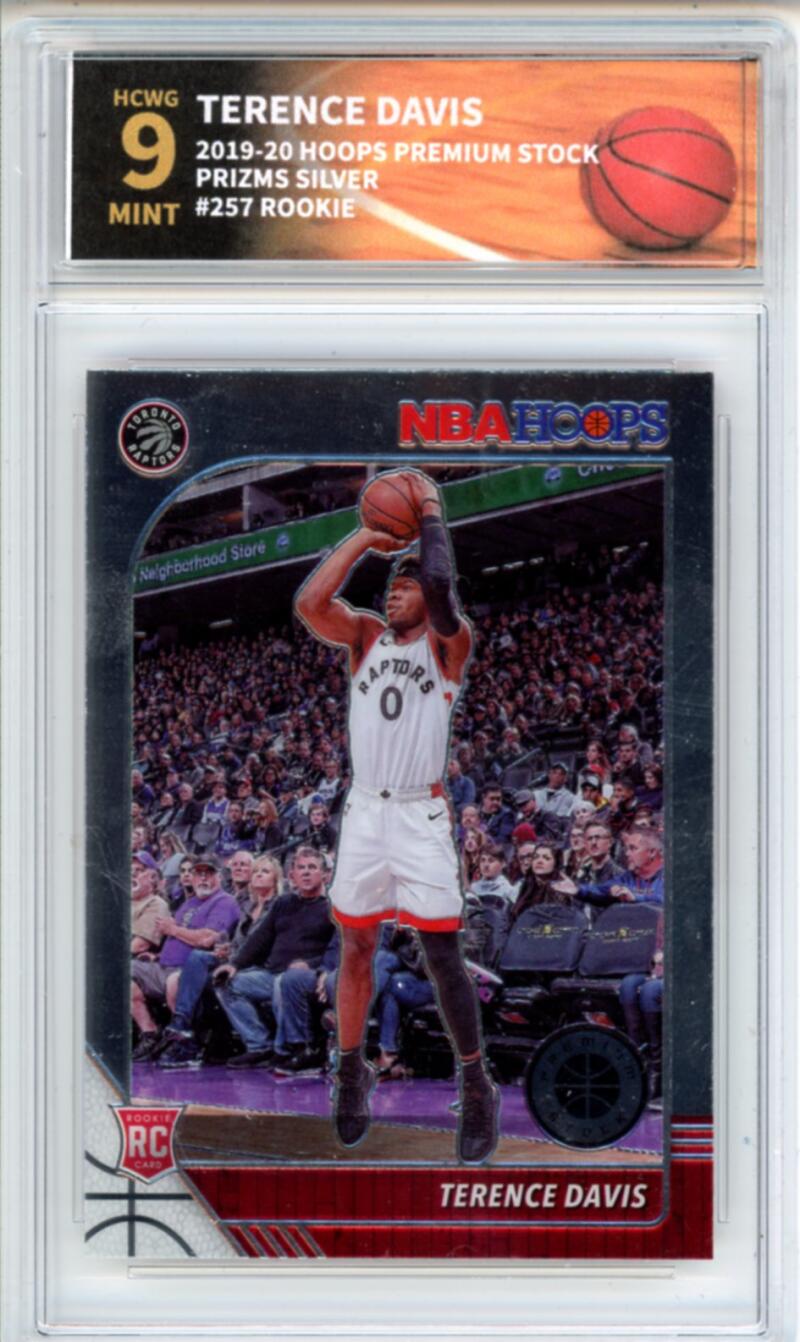2019-20 Hoops Premium Silver #257 Terence Davis RC Rookie Graded HCWG 9 Image 1