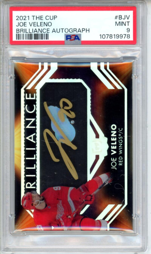 2021-22 The Cup Brilliance #BVJ Joe Veleno Autograph Auto Hockey PSA 9 Image 1