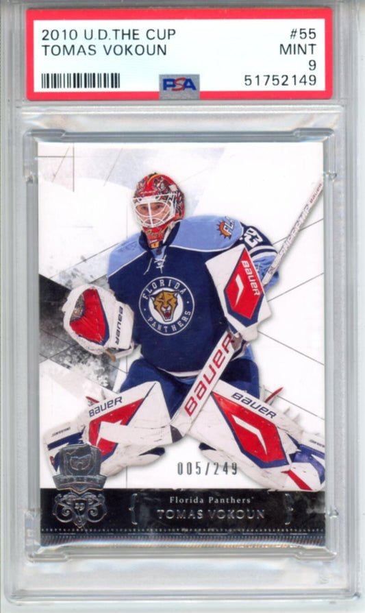 2010-11 Upper Deck The Cup #55 Tomas Vokoun 5/249 Hockey PSA 9 Image 1