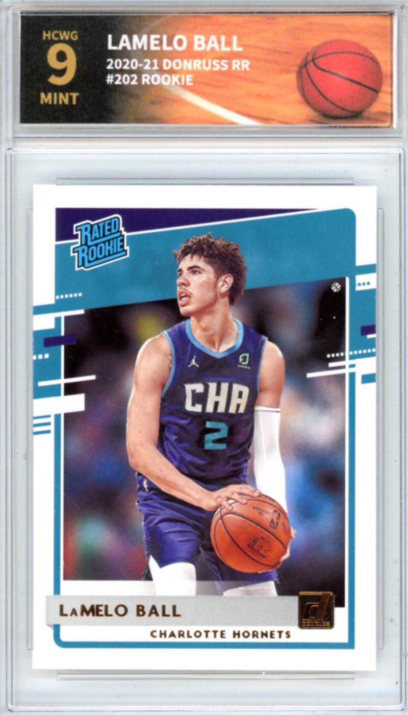 2020-21 Panini Donruss #202 LaMelo Ball RR Rookie RC Basketball HCWG 9 Image 1