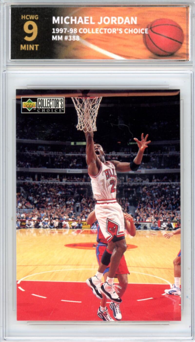 1997-98 Upper Deck Collector's Choice #388 Michael Jordan MM Basketball HCWG 9 Image 1