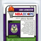 2023-24 Hoops Haunted Hoops Holo Webs #99 Chris Livingston Rookie RC HCWG 10 Image 2