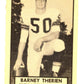 1962 Topps CFL #18 Barney Therrien UER Football Trading Card  V103085 Image 1