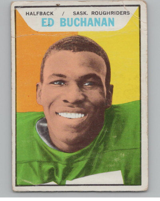 1965 Topps CFL #90 Ed Buchanan Football Trading Card  V103092 Image 1