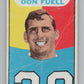 1965 Topps CFL #104 Don Fuell Football Trading Card  V103093 Image 1