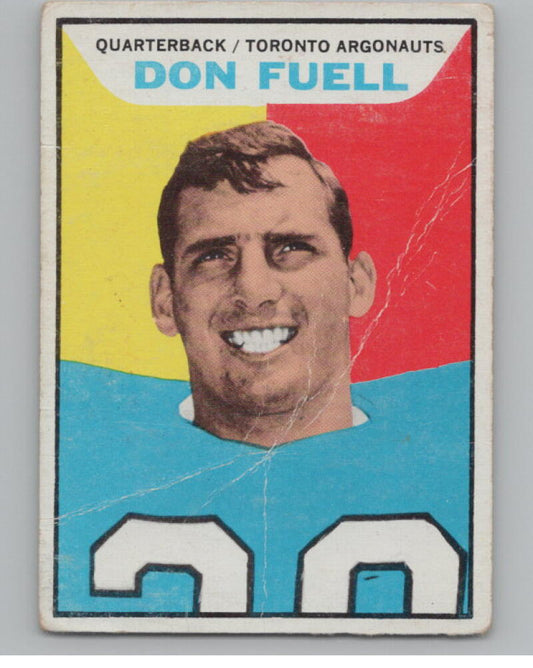 1965 Topps CFL #104 Don Fuell Football Trading Card  V103093 Image 1