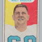 1965 Topps CFL #112 Walt Radzick Football Trading Card  V103096 Image 1