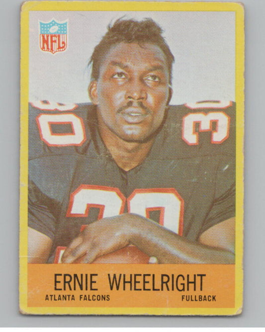 1967 Philadelphia #11 Ernie Wheelwright UER Football Trading Card  V103099 Image 1