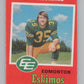 1971 O-Pee-Chee CFL #50 Bob Houmard Football Trading Card  V103104 Image 1