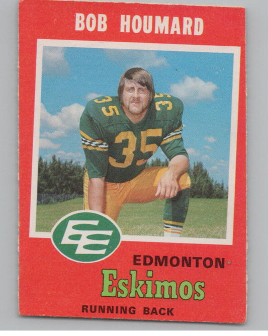 1971 O-Pee-Chee CFL #50 Bob Houmard Football Trading Card  V103104 Image 1