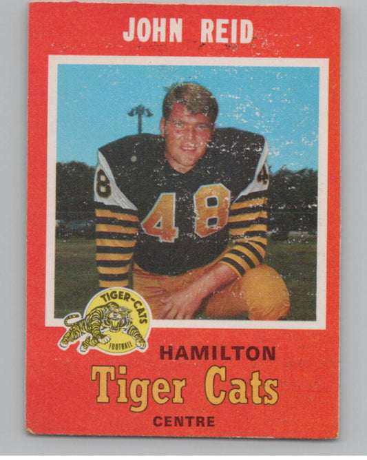 1971 O-Pee-Chee CFL #74 John Reid Football Trading Card  V103106 Image 1