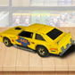 1978 Mattel Hot Wheels Flat Out 442 Yellow Vintage Toy Car Hong Kong Image 2